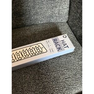 Hat Rack Organizer Black 2 Pieces Holds 24 Hats